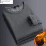 Thermal Fleece Long Sleeve Velvet Padded Shirt 2