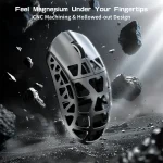 ATTACK SHARK R3 Magnesium Alloy Gaming Mouse 8K SUPERLIGHT 8000Hz 6 Adjustable DPI up to 26000 PAW3395 BT/2.4G Wireless/Wired 2