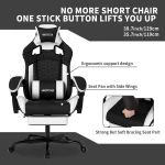 Adjustable Gaming Chair with Footrest 5