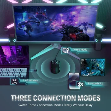 ATTACK SHARK X11 Tri Mode 22000 DPI Mouse 2