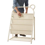 Kids 4-Tier Metal Book Rack Organizer 3