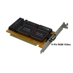 Vintage ISA CGA Graphics Card 16KB 6845 4