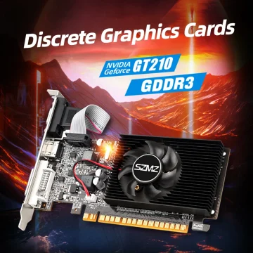 GT210 1GB DDR3 Low Profile PCIe Graphics Card 1