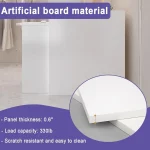 L-Shaped Lockable Beauty Reception Desk 5