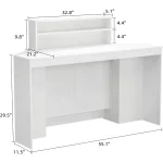 LED Reception Desk with Display Cabinet 2