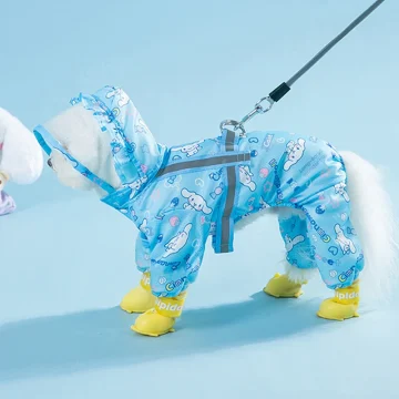 Cinnamoroll Waterproof Pet Raincoat Hoodie 2