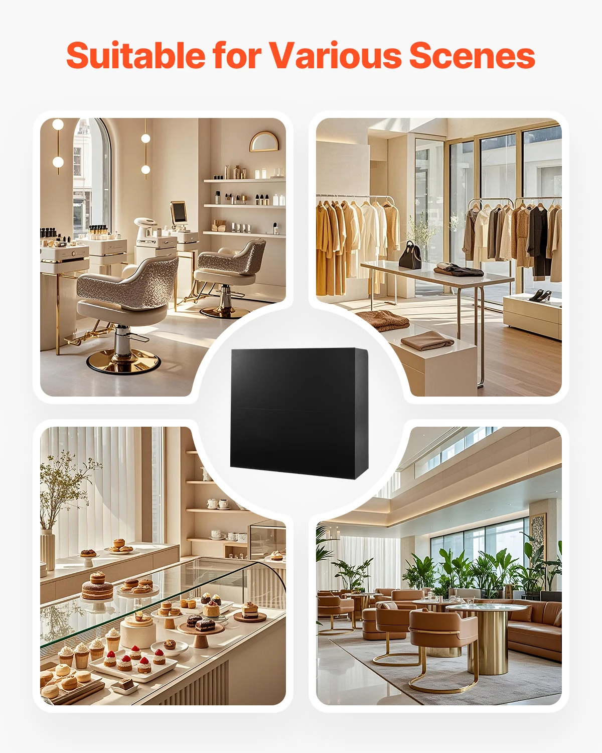 47-inch Reception Desk with Drawer Cabinet 6 47-inch Reception Desk with Drawer Cabinet 6