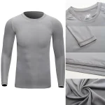 Mens Long Sleeve Compression Base Layer Shirt 5