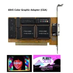 Vintage ISA CGA Graphics Card 16KB 6845 3