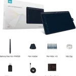 HUION HS611 Drawing Tablet with Multimedia Keys 5