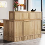 Rustic Boho Reception Desk 57-inch 5