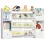 Kids Toy Storage Bookshelf With 8 Toy Bins