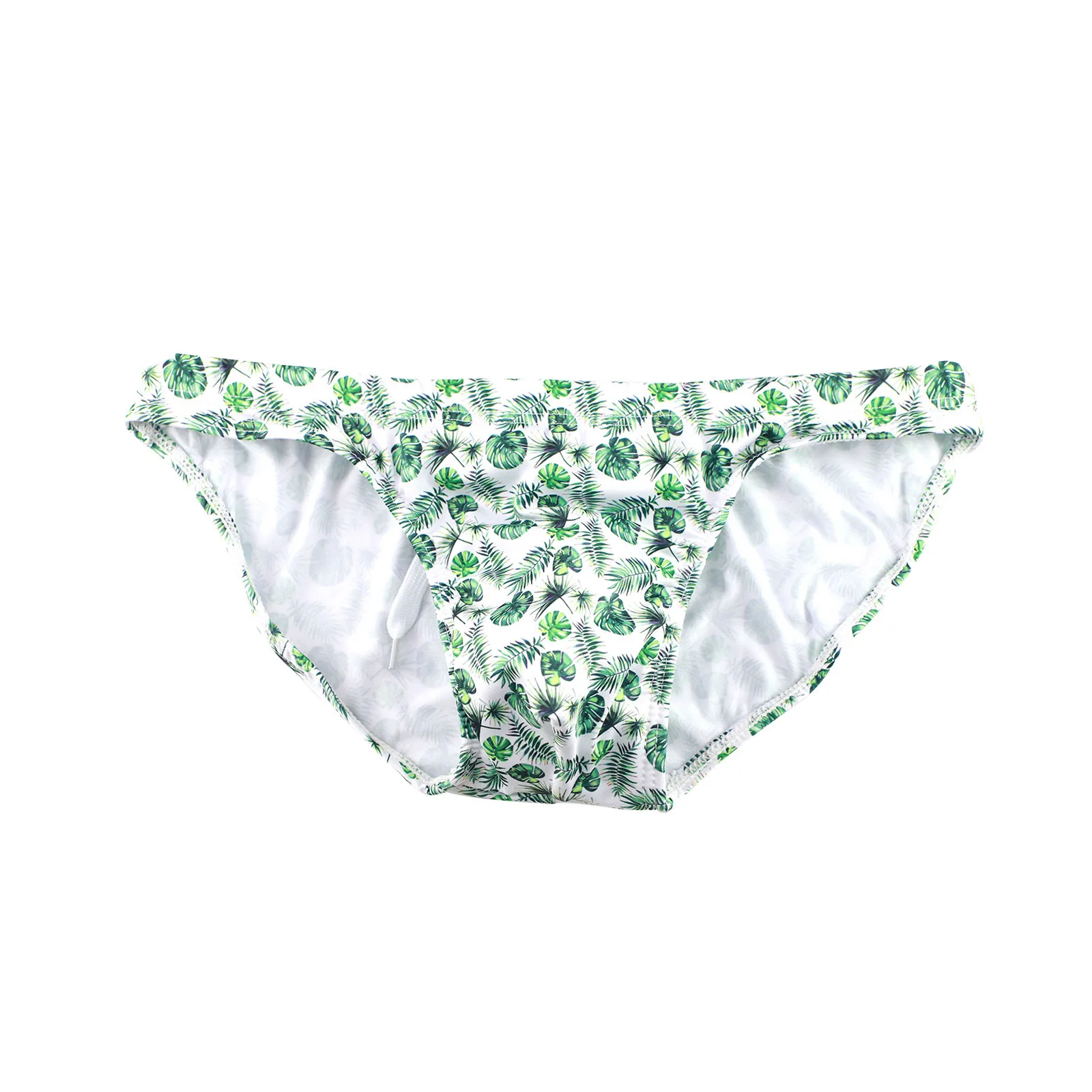 White Traditional Cut Swim Trunks 3 White Traditional Cut Swim Trunks 3