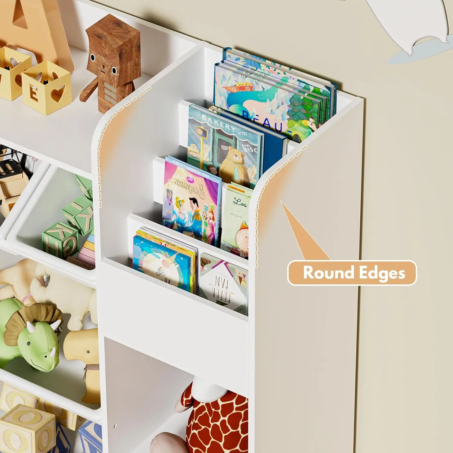 Kids Toy Storage Bookshelf With 8 Toy Bins 4 Kids Toy Storage Bookshelf With 8 Toy Bins 4