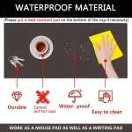 31.5-inch Soft Leather Desk Mat with Lip 5