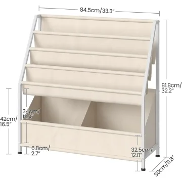 Toddler Book and Toy Shelf Organizer 2