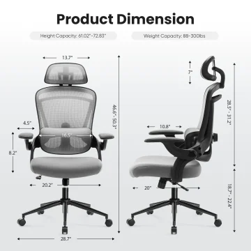 Ergonomic Mesh Gaming Office Chair 2