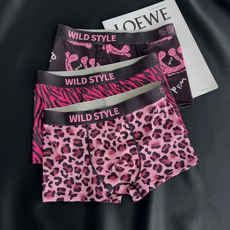 Leopard Ice Silk Boxer Briefs 1 Leopard Ice Silk Boxer Briefs 1