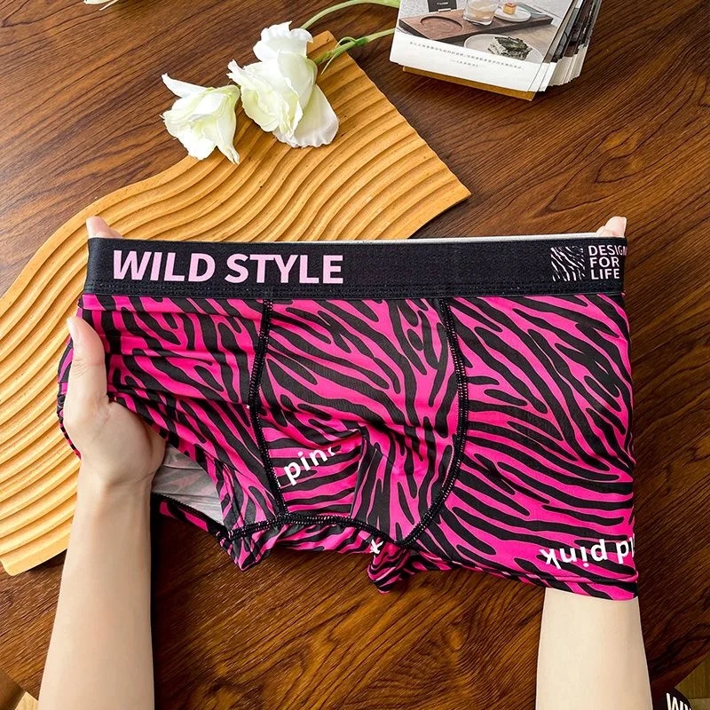 Leopard Ice Silk Boxer Briefs 3 Leopard Ice Silk Boxer Briefs 3