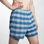 Plaid Cotton Boxer Shorts 3XL 5