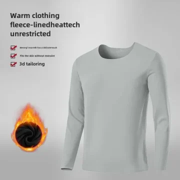 Mens Fleece Lined Thermal Shirt 1