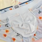 Floral Ice Silk Boxer Briefs Set 6