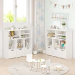 Kids Toy Storage Bookcase with 3 Drawers 6