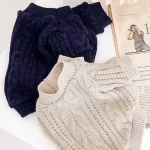 Warm Knit Dog Turtleneck Sweater 1