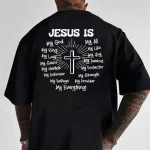 Jesus Cross Faith Cotton T-shirt 2