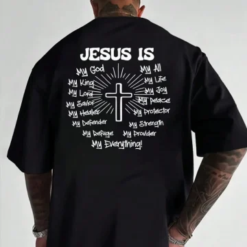 Jesus Cross Faith Cotton T-shirt 2