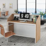 Modern Reception Desk with Counter 47-Inch 5