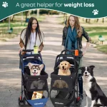 Double Compartment Cat Rolling Carrier with Wheels 6