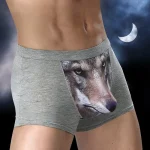 Wolf Anime Modal Mens Boxer Briefs 1
