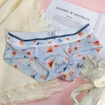 Floral Ice Silk Boxer Briefs Set 3