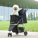 3 Wheel Foldable Pet Stroller for Small Pets 1