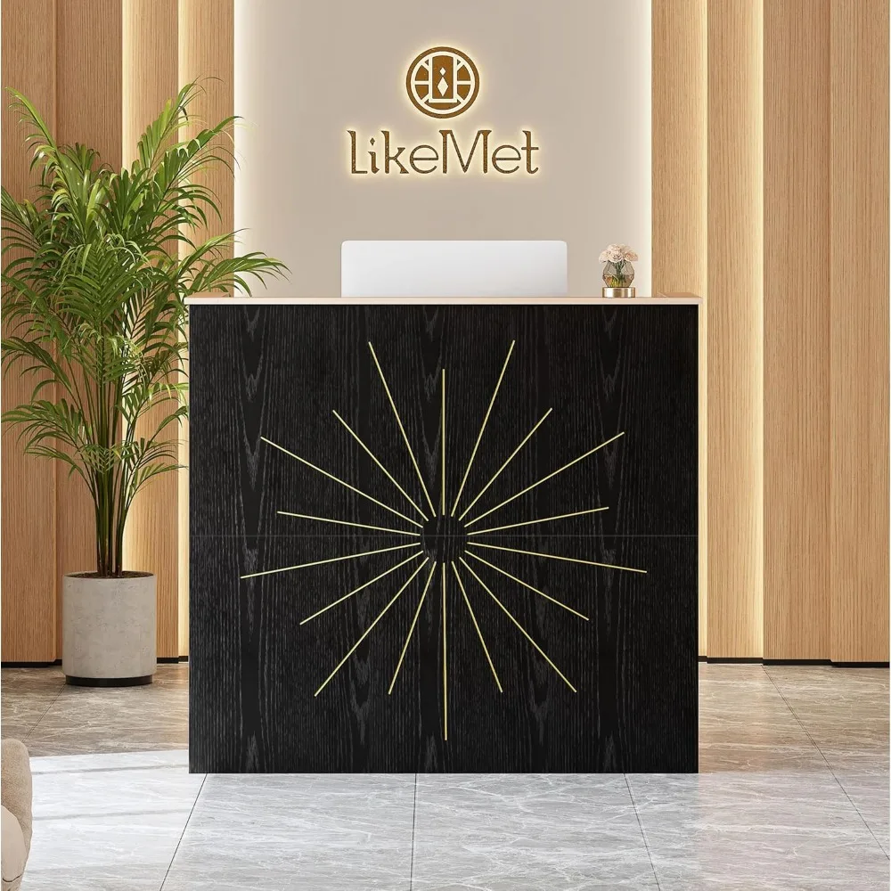 Modern 47-inch Reception Counter Desk 3 Modern 47-inch Reception Counter Desk 3