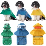 Reflective Hooded Dog Raincoat Jacket 5