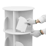 Round Swivel Kids Corner Bookcase 6