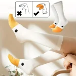 Goose Head Mid Tube Hip Hop Casual Socks 1