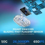 ATTACK SHARK X3 Tri Mode Wireless Gaming Mouse 4