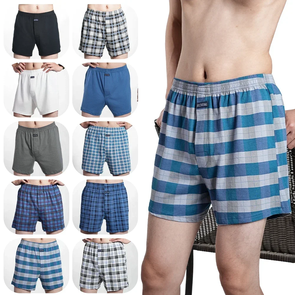 Plaid Cotton Boxer Shorts 3XL 1 Plaid Cotton Boxer Shorts 3XL 1