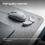 Minimalist Felt Desk Pad Anti-Slip Easy Clean 3