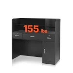 47-inch Reception Desk with Drawer Cabinet 2