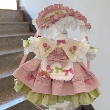 Kawaii Small Dog Princess Dress 1