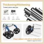 Detachable Foldable Pet Stroller Shock Absorber 4