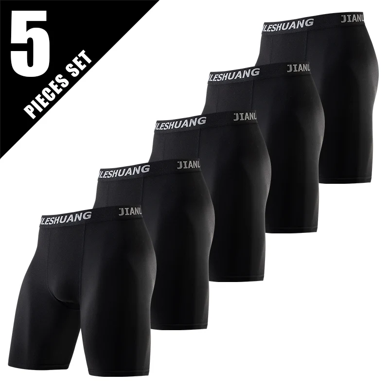 Performance Long Boxer Shorts Set 4 Performance Long Boxer Shorts Set 4