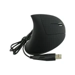 Ergonomic Vertical Wired Mouse 6 Button Black 6