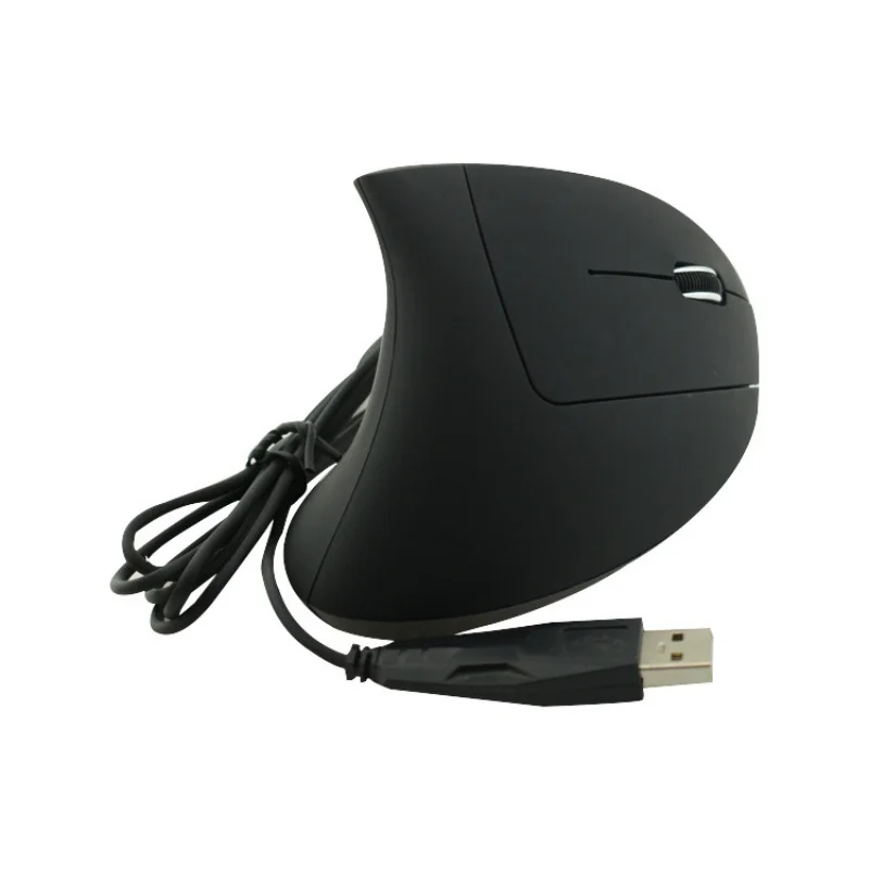 Ergonomic Vertical Wired Mouse 6 Button Black 6 Ergonomic Vertical Wired Mouse 6 Button Black 6