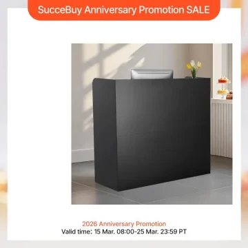 47-inch Reception Desk with Drawer Cabinet 1