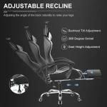 GTPLAYER Racing Chair with Footrest 3